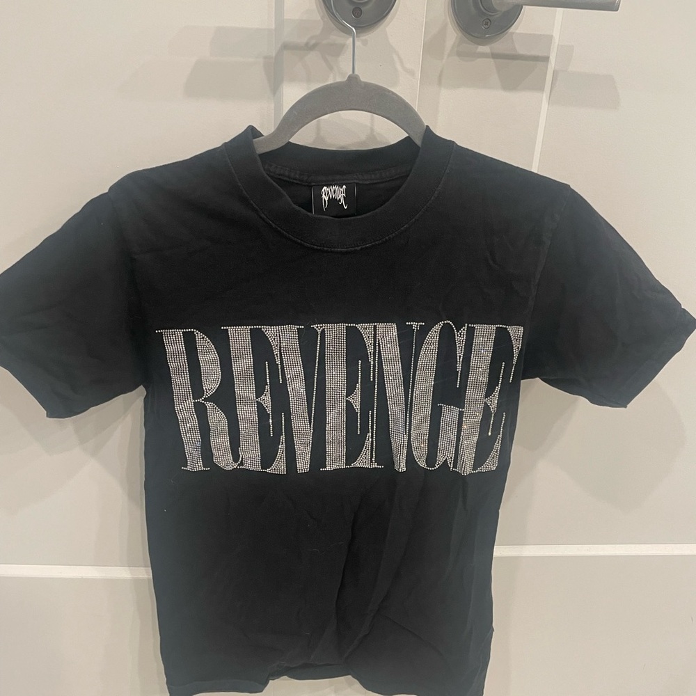 Revenge Clothing Black Short Sleeve Tee